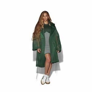 Ivy Park x Adidas green mesh jacket, size small